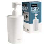 Dispenser sapone Pronto Bagno - da banco - capacità 450 ml - PPL - bianco - Perfetto