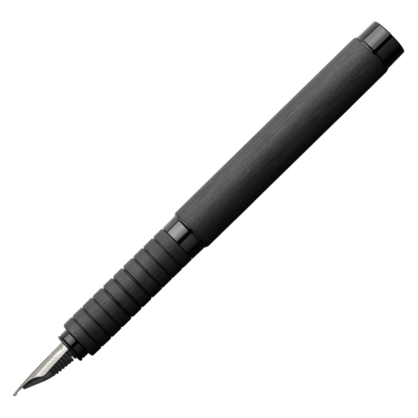 MD_99926 Penna stilografica Essentio - punta M - fusto nero - Faber-Castell - immagine 1