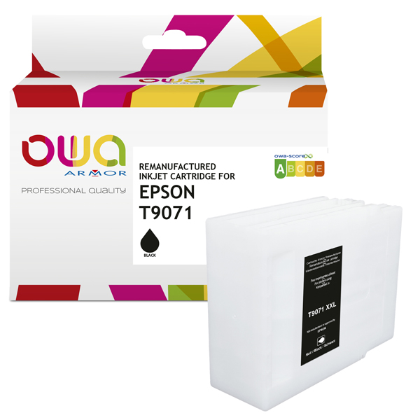 MD_ARMK20772 Armor - Cartuccia Compatibile per Epson T9071 - Nero - C13T907140 - immagine 1
