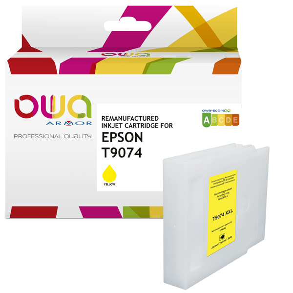 MD_ARMK20775 Armor - Cartuccia Compatibile per Epson T9074 - Giallo - C13T907440 - immagine 1