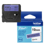 Brother - Nastro -  Nero/Viola - BTAGF31 - 12mm x 4mt