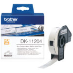 Brother - Rotolo 400 Etichette 17 x 54 mm - Nero/Bianco - DK-11204