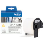 Brother - Rotolo 260 etichette/badge per tessuti - 86 x 60 mm - DK-11234