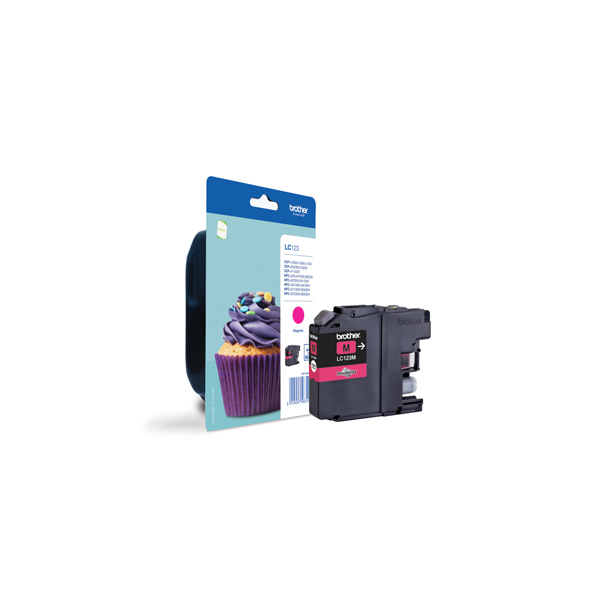 MD_BROLC123MBP Brother - Cartuccia - Magenta - LC123MBP - 600 pag - immagine 1