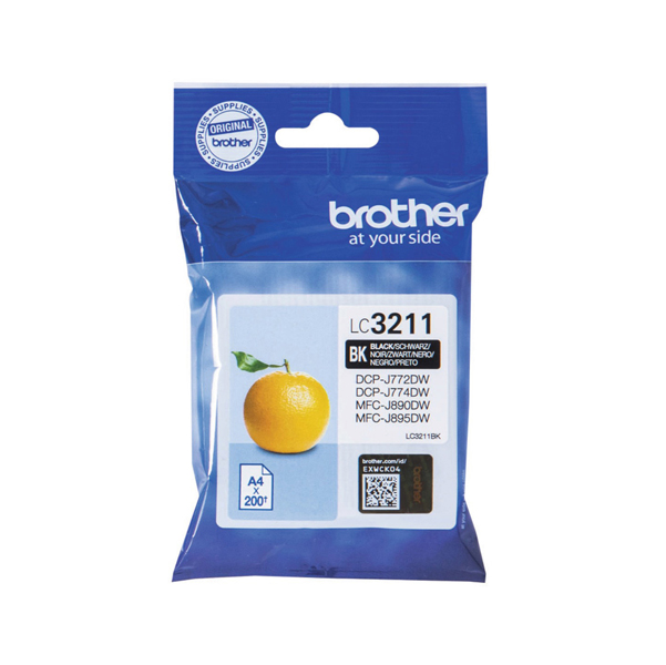 MD_BROLC3211BK Brother - Cartuccia - Nero - LC3211BK - 200 pag - immagine 1