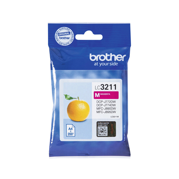 MD_BROLC3211M Brother - Cartuccia - Magenta - LC3211M - 200 pag - immagine 1
