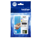 Brother - Kit Cartucce - Nero/ Ciano/Magenta/Giallo - LC421VAL - 200 pag