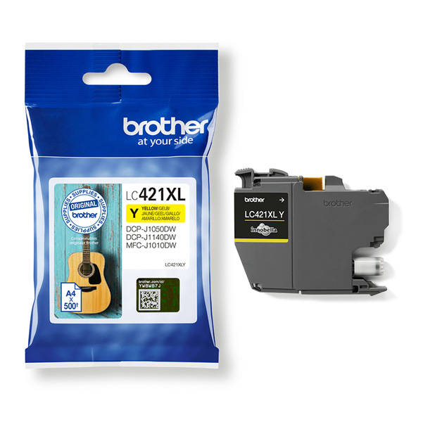 MD_BROLC421XLY Brother - Cartuccia Ink - Giallo - LC421XLY - 500 pag - immagine 1