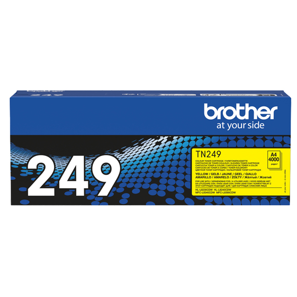 MD_BROTN249Y Brother originale - Toner - Giallo - TN249Y - 4.000 pag - immagine 1