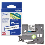Brother - Nastro - Nero/Bianco - TZE231 - 12mm x 8mt