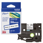 Brother - Nastro -  Nero/Bianco - TZE261 - 36mm x 8mt