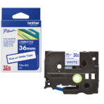 Brother - Nastro - Blu/Bianco - TZE263 - 36mm x 8mt