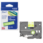 Brother - Nastro - Bianco/Verde acido - TZEMQG35 - 12mm x 5mt