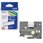 Brother - Nastro - laminato - opaco - 12 mmx5m - Bianco/Grigio chiaro - TZEMQL35