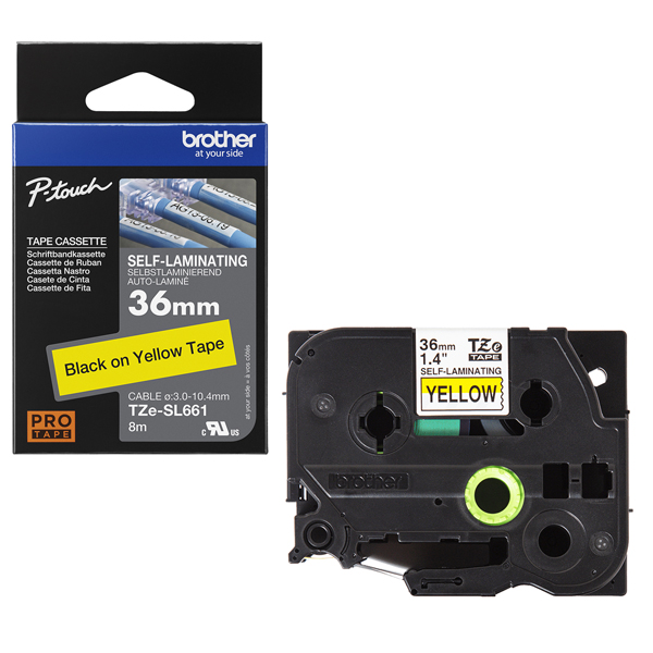 MD_BROTZESL661 Brother - Nastro Laminato - TZESL661 - 36mm x 8mt - immagine 1