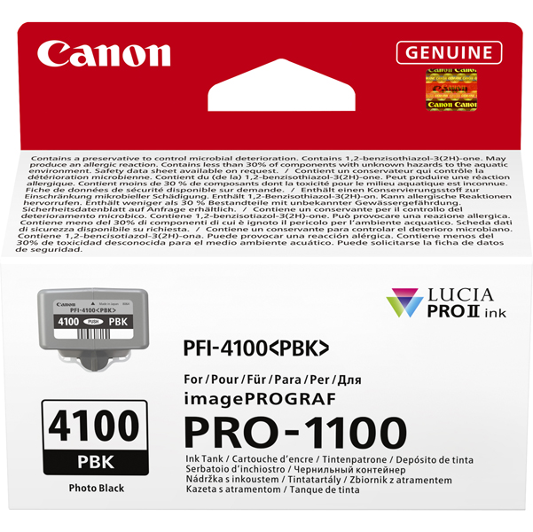 MD_CAN6777C001 Canon - Cartuccia PFI-4100 - Nero Photo - 6777C001 - immagine 1