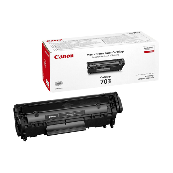 MD_CAN703BK Canon - Toner - Nero - 7616A005 - 2.000 pag - immagine 1