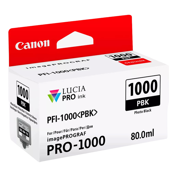 MD_CANPFI1100PBK Canon - Cartuccia PFI-1100 - Photo Nero - 0850C001 - immagine 1