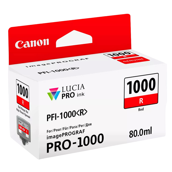 MD_CANPFI1100R Canon - Cartuccia PFI-1100 - Rosso - 0858C001 - immagine 1
