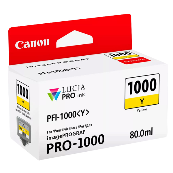 MD_CANPFI1100Y Canon - Cartuccia PFI-1100 - Giallo - 0853C001 - immagine 1