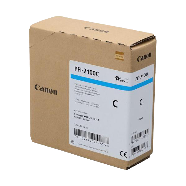 MD_CANPFI2100C Canon - Cartuccia PFI-2100 - Ciano - 5267C001 - immagine 1