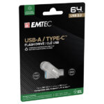 Emtec - Memoria Dual USB3.2 to Type-C - 64GB - ECMMD64GD283