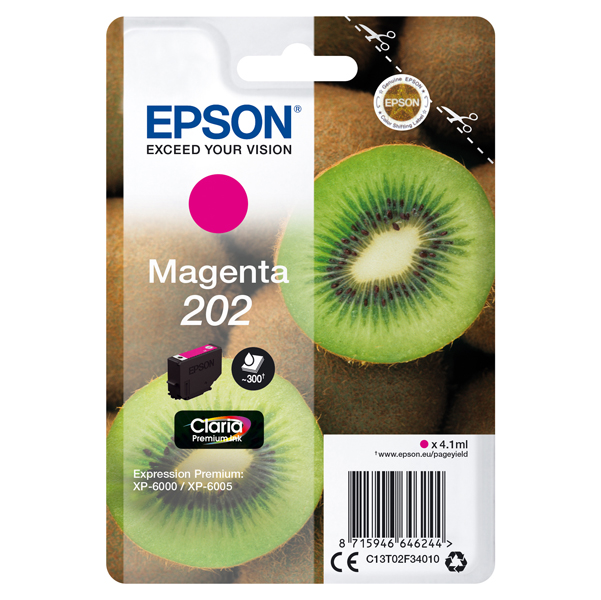 MD_EPST02F34010 Epson - Cartuccia ink - 202 - Magenta - C13T02F34010 - 4,1ml - immagine 1