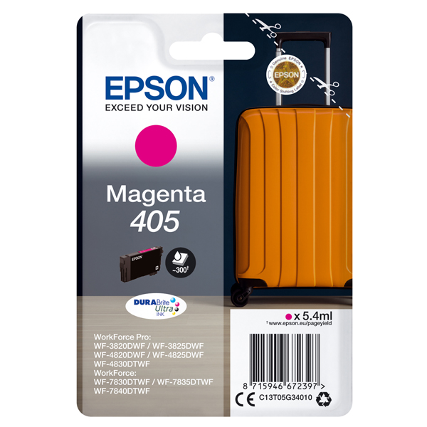 MD_EPST05G34010 Epson - Cartuccia ink - 405 - Magenta - C13T05G34010 - 300 pag - immagine 1