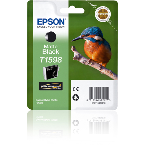 MD_EPST15984010 Epson - Cartuccia ink - Nero opaco - T1598 - C13T15984010 - 17ml - immagine 1