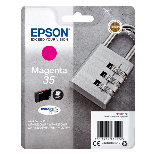 MD_EPST35834010 Epson - Cartuccia ink - 35 - Magenta - C13T35834010 - 9,1ml - immagine 1