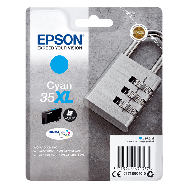 MD_EPST35924010 Epson - Cartuccia ink - 35XL - Ciano - C13T35924010 - 20,3ml - immagine 1