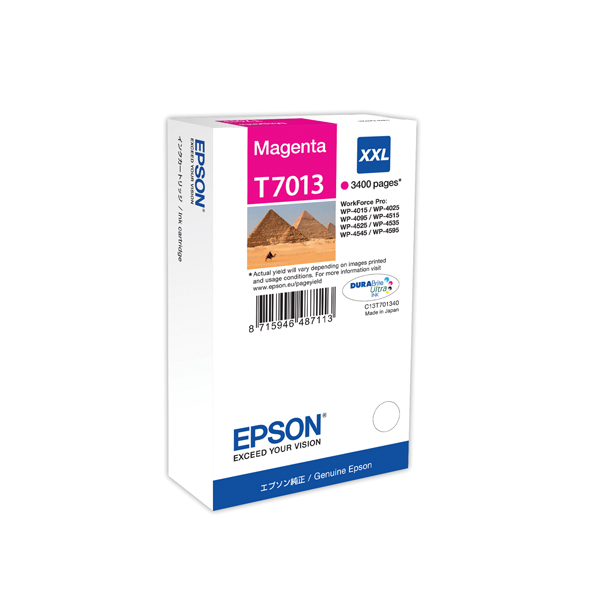 MD_EPST70134010 Epson - Tanica - Magenta - T7013 - C13T70134010 - 34,2ml - immagine 1