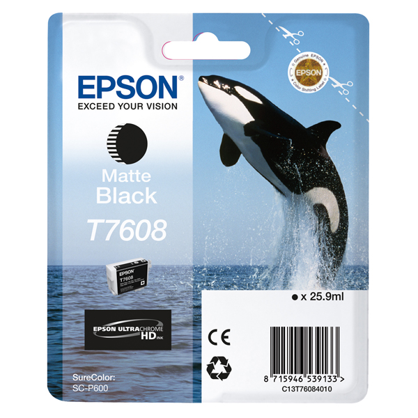 MD_EPST76084N10 Epson - Cartuccia ink - T7608- Nero Matte - C13T76084N10 - immagine 1