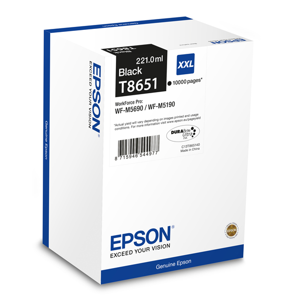 MD_EPST865140 Epson - Tanica - Nero - T8651 - C13T865140 - 221ml - immagine 1
