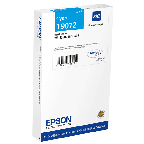 MD_EPST90724N Epson - Tanica - Ciano - C13T90724N - 69ml - immagine 1