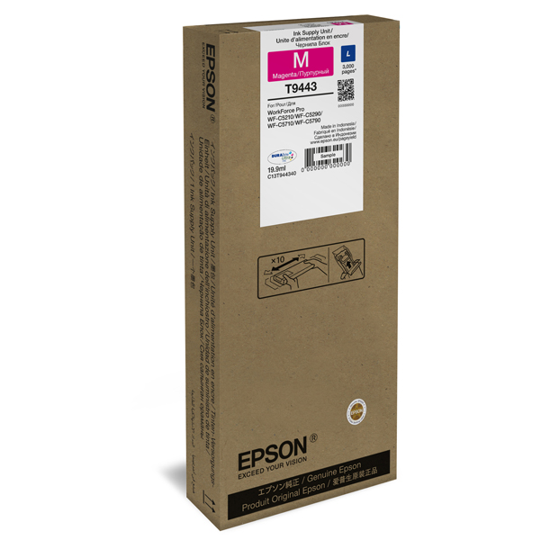 MD_EPST944340 Epson - Cartuccia ink - Magenta - T9443 - C13T944340 - 19,9ml - immagine 1