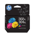 Hp - Cartuccia ink originale - 302/304XL - C/M/Y - B7RT8AE - 300 pag