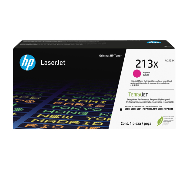 MD_HPW2133X Hp - Toner originale - LaserJet HP 213X - Magenta - W2133X - 6.000 pag - immagine 1