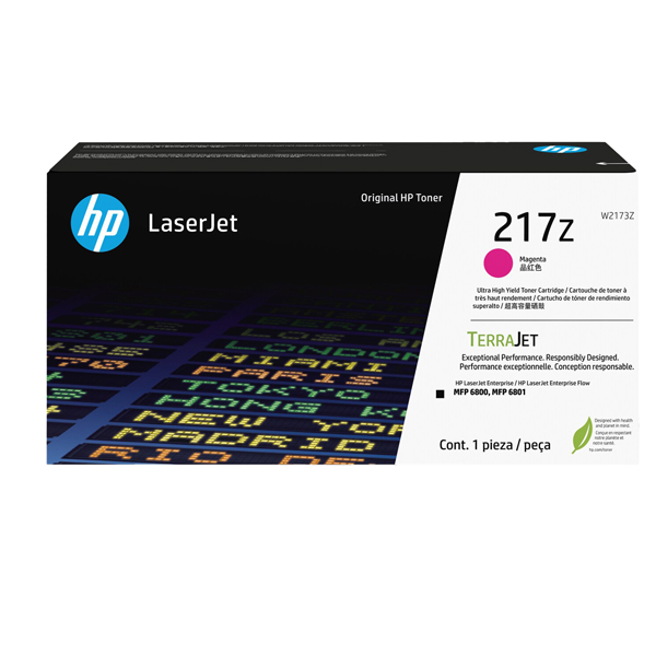 MD_HPW2173Z Hp - Toner originale LaserJet HP 217Z - Magenta - W2173Z - ad altissima capacità - immagine 1