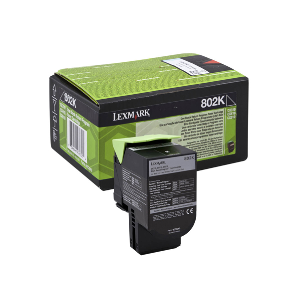 MD_IBM80C20K0 Lexmark - Toner - Nero - 80C20K0 - return program - 1.000 pag - immagine 1