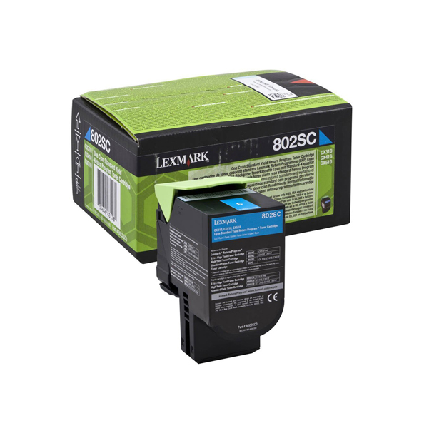 MD_IBM80C2SC0 Lexmark - Toner - Ciano - 80C2SC0 - return program - 2.000 pag - immagine 1