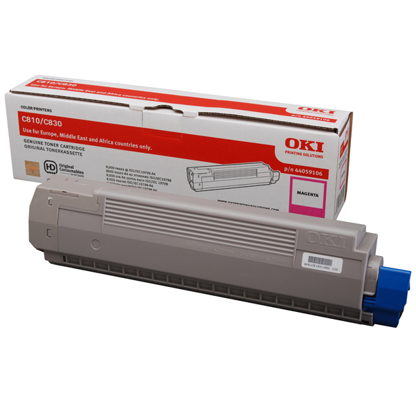 MD_OKIC810M Oki - Toner - Magenta - C-810 C-830 - 44059106 - 8.000 pag - immagine 1