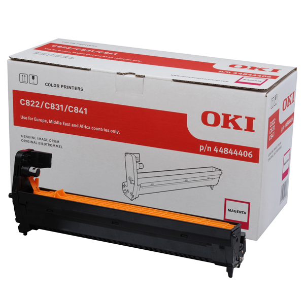 MD_OKIC822DRM Oki - Tamburo - Magenta - C822/831/841 - 44844406 - 30.000 pag - immagine 1