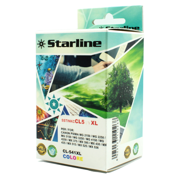 MD_SSTINKCL541XL Starline - Cartuccia per Canon - C/M/Y/K - 5226B005 - 22 ml - immagine 1