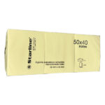 Blocchetto biglietti adesivi - giallo - 50 x 40mm - 70gr - 100 fogli - Starline