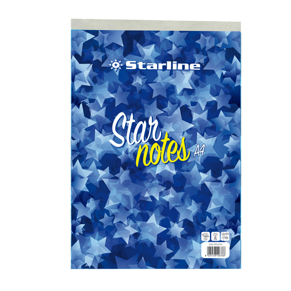 MD_STL2701 Blocco note StarNotes A4 - 60 fogli - 5 mm - 210 x 297 mm - 60 gr - Starline - immagine 1