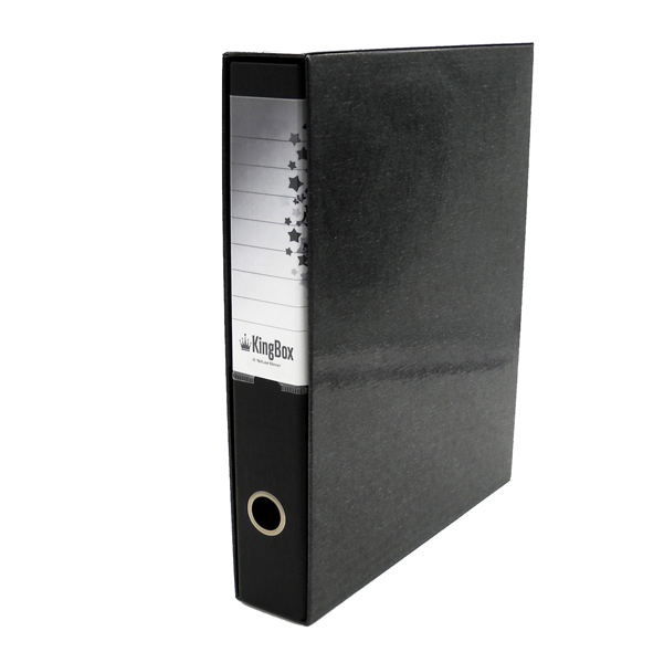 MD_STL4026 Registratore Kingbox - dorso 5 cm - protocollo 23 x 33 cm - nero - Starline - immagine 1