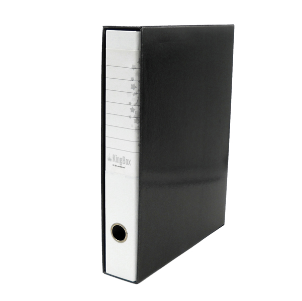 MD_STL4027 Registratore Kingbox - dorso 5 cm - protocollo 23 x 33 cm - bianco - Starline - immagine 1