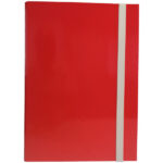 Cartella progetto - con elastico - dorso 3 cm - rosso - Starline