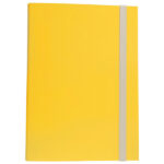 Cartella progetto - con elastico - dorso 3 cm - giallo - Starline